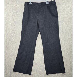 Calvin Klein Womens Modern Fit Dress Pants Charcoal Gray Size 16 Stretch Blend
